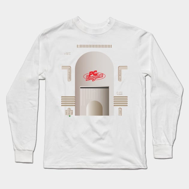 Retro Engine Long Sleeve T-Shirt by retrogameraddict